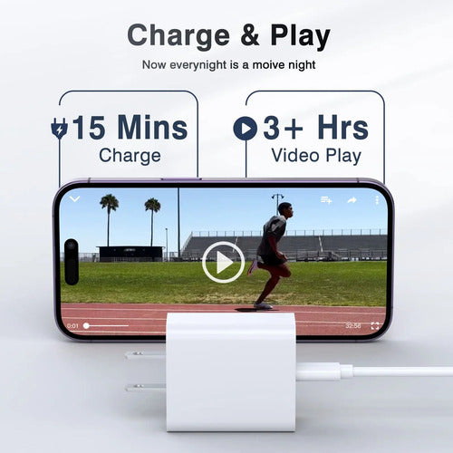 Pack De 2 Cargadores Rápidos Usb C De 20w Lcgens Blanco