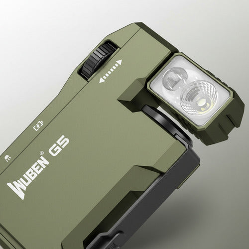 Linterna Recargable Wuben G5 Edc, 400 Lúmenes, Ip68 Verde
