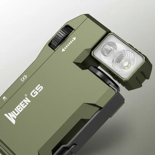Linterna Recargable Wuben G5 Edc, 400 Lúmenes, Ip68 Verde