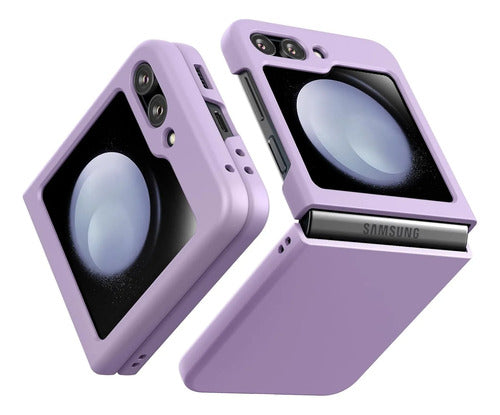 Funda Para Samsung Galaxy Z Flip 5 (2023) Lila Lisa