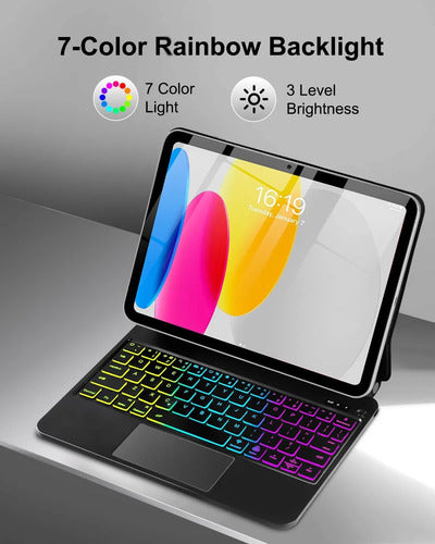 Funda Con Teclado Magic Para iPad A16 Negro