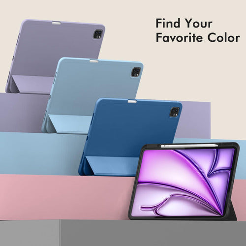 Estuche Zryxal Para iPad Air 13 Pulgadas M3 2025/m2 2024 ... Negro