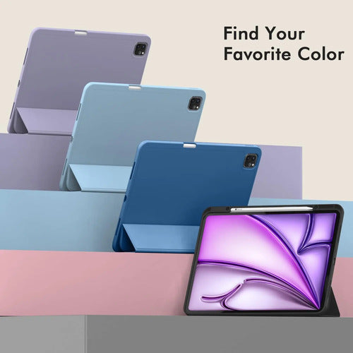 Funda Para iPad Air 13 Pulgadas M3 2025/m2 2024 Negro