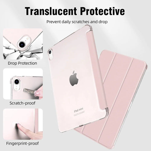 Funda Para iPad Mini 6 Y A17 Pro Rosa