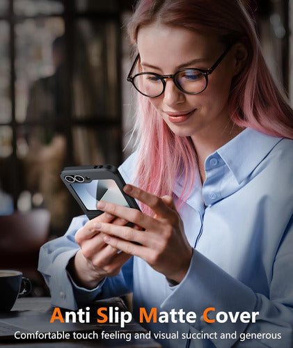 Funda Para Samsung Galaxy Z Flip 6 Negro