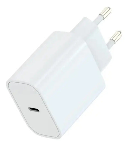 Adaptador Usb C De Carga Rápida De 20 W Blanco