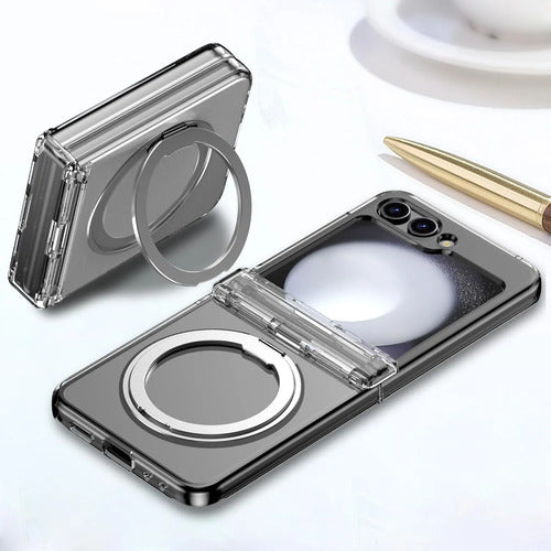 Funda Magnética Samsung Galaxy Z Flip 7 Fe Transparente