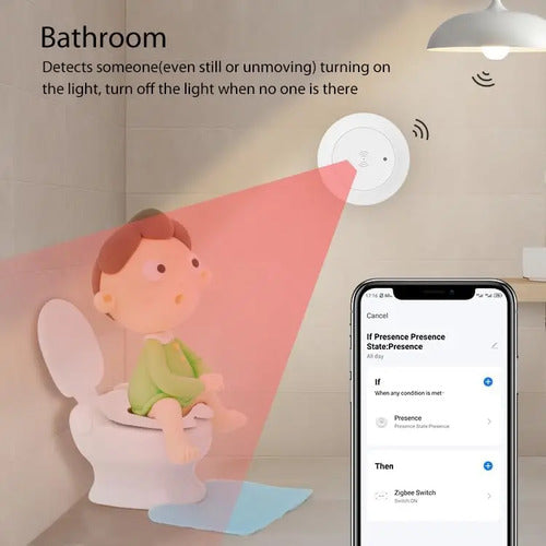 Sensor De Presencia Humana Con Interruptor De Luz