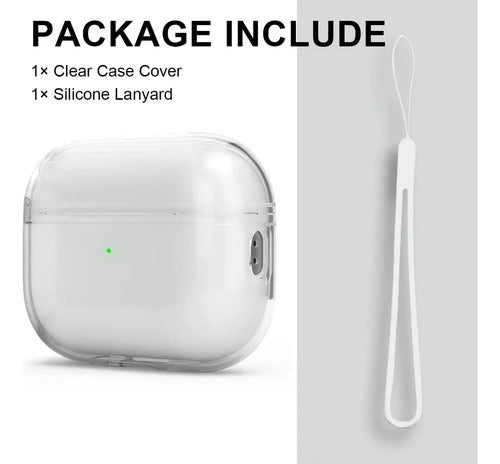 Funda Transparente Para AirPods Pro 3ra Generación Transparente