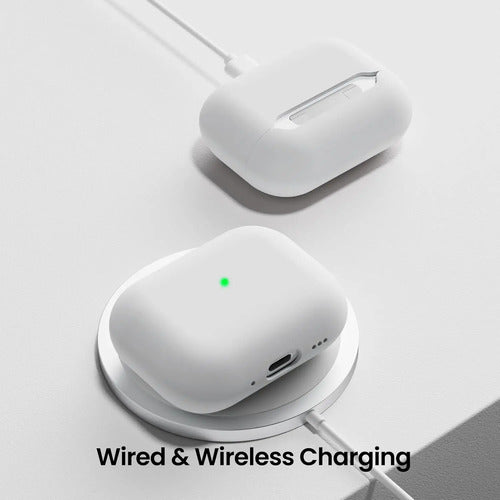 Funda Ornarto De Silicona Híbrida Para AirPods Pro 3 - Negra