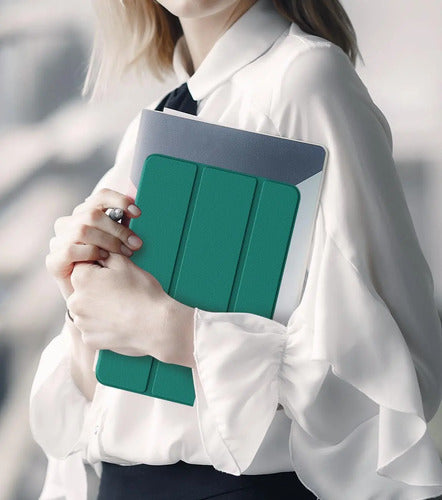 Funda Para Amazon Kindle Fire Hd 8 & 8 Plus 8'' Verde Oscuro