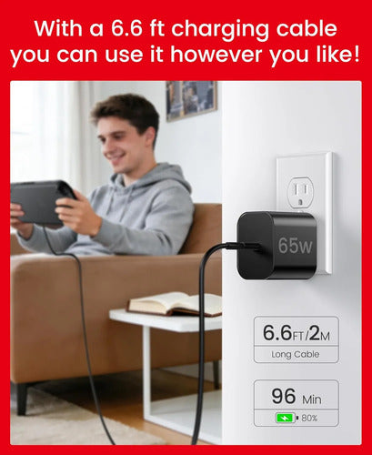 Cargador Gan Pro Switch