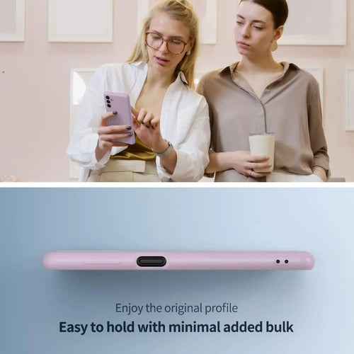 Funda Para Galaxy A13 5g, Silicona Líquida, Delgada, Suave Lavanda