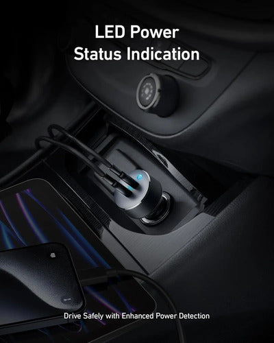 Cargador De Coche Anker Usb C, 40w 2-puertos