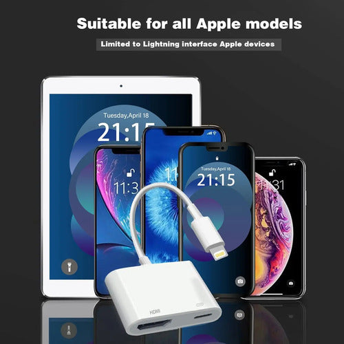 Adaptador Lightning A Hdmi Para iPhone