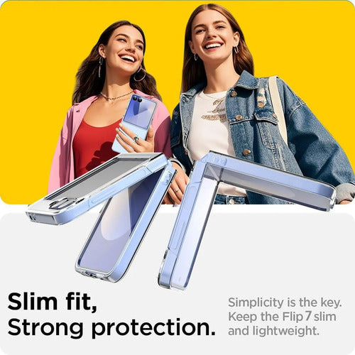 Funda Para Samsung Galaxy Z Flip 7, Ultra-delgada Transparente