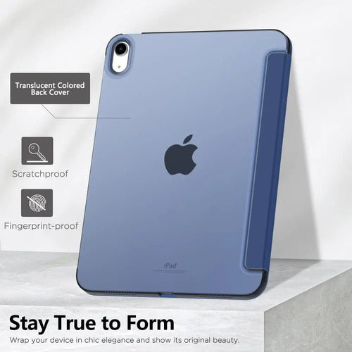 Funda Azul iPad (a16) 11a Generación 11'' 2025 Y 10.9'' 2022 Azul, Translucida