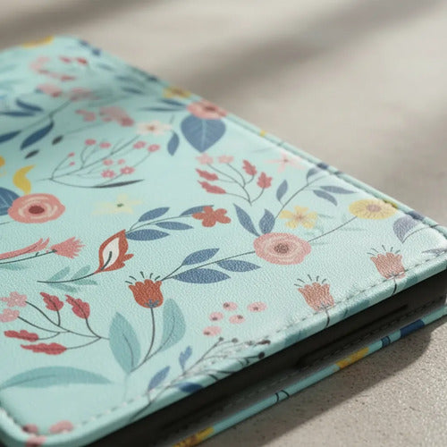 Funda Para Kindle De 6 Pulgadas Con Soporte Floreado