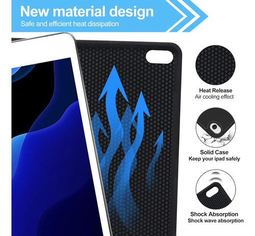 Funda Con Teclado Para iPad Mini Bluetooth Negro