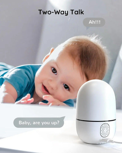 Virtavo Eggsentry 360° - Cámara De Seguridad Doble Lente Color