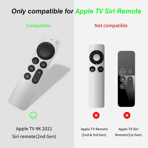 Funda Protectora Para Control Remoto Apple Tv Rosa Claro