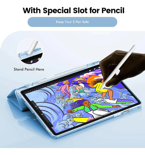 Funda Para Samsung Galaxy Tab S10 Lite / S10 Fe Azul