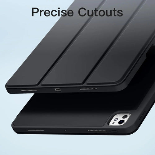 Funda Akkerds Para iPad Pro 13' Con Soporte Para Lápiz Negro