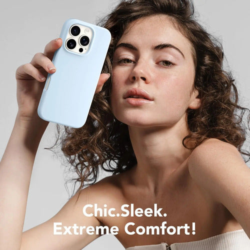 Funda Magnética Para iPhone 16 Pro Max Azul