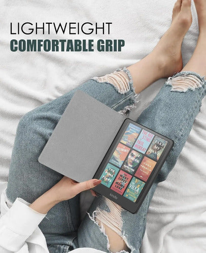 Funda Moko Para Kindle Paperwhite/colorsoft. 7 Pulgadas 2024 Gris