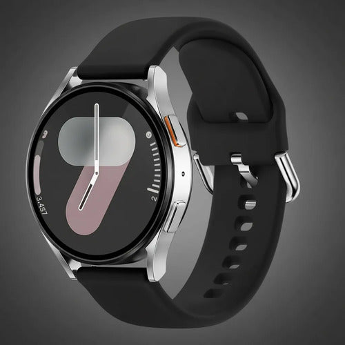 Bandas De Silicona Para Galaxy Watch Negro 2 Cm