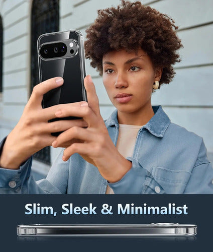 Funda Transparente Antigolpes Para Google Pixel Transparente