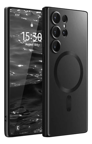 Funda Magnética Amzfield Para Samsung Galaxy S25 Ultra, N... Negro