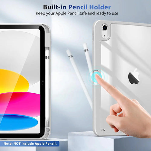 Funda Para iPad A16, 11va Gen 11'' 2025 Y 10ma Gen 10.9'' Gris