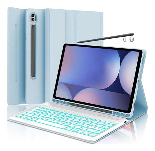Funda De Teclado Para Galaxy Tab S9 Fe+ / Tab S10+ 12,4 PuLG