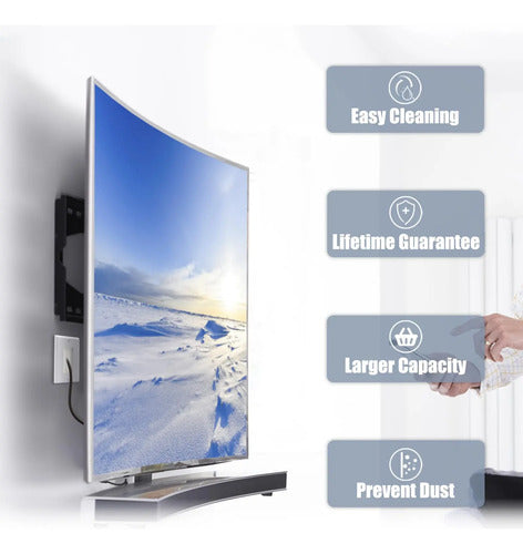 Placas De Pared Para Gestión De Cables De Bajo Voltaje, B... Blanco