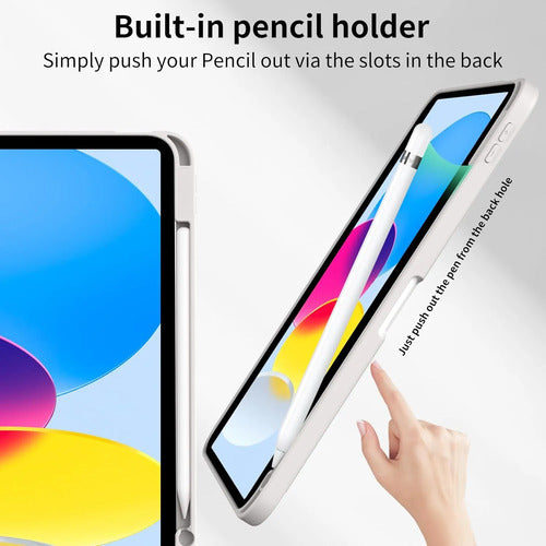 Funda Para iPad (a16) De 2022 Y 2025 11' Y 10.9' Gris