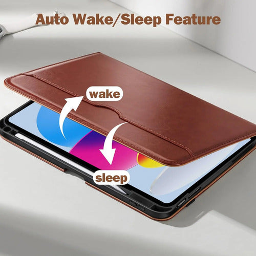 Funda Para iPad A16 11th Gen 11'' 2025 Y iPad 10t... Marrón