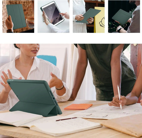 Funda Para iPad 6ta/5ta Generación 9.7 Verde Oscuro