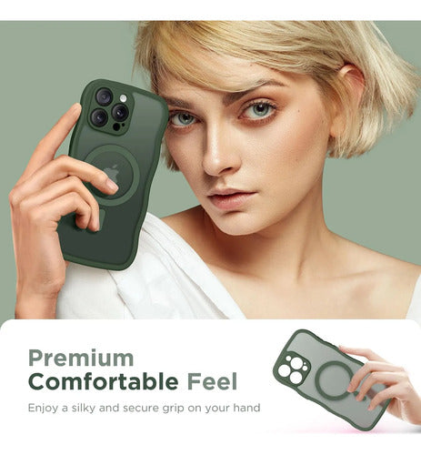Funda Para iPhone 16 Pro Verde Oscuro
