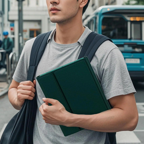 Funda Con Teclado Para iPad A16