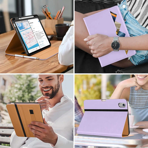 Funda Para iPad 11th Gen 11 2025 Y 10th Gen 10.9 Lavanda