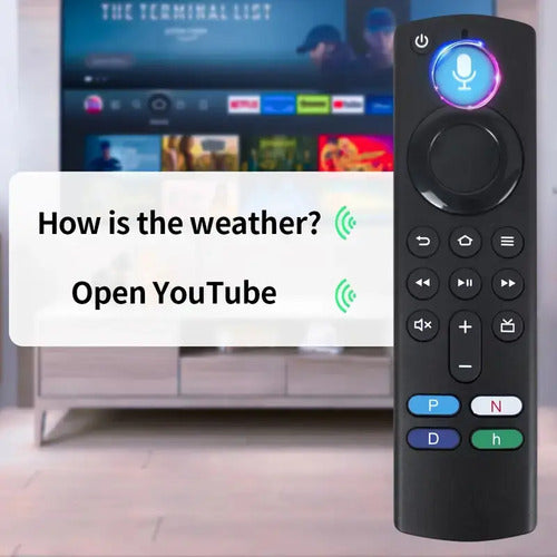 Control Remoto Compatible Para Fire Tv Stick 4k Max 3rd Voz