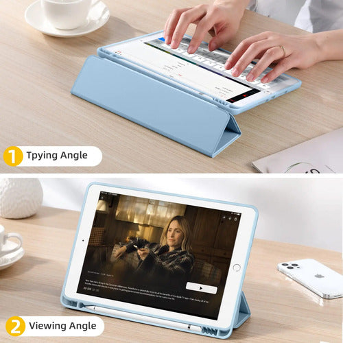 Funda Protectora Para iPad 10a Gen 2022 Azul-cielo