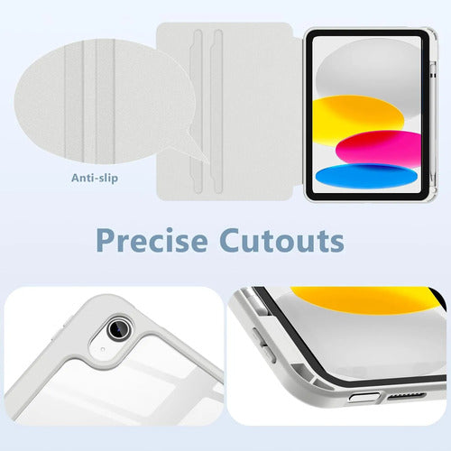 Funda Giratoria Para iPad Gris