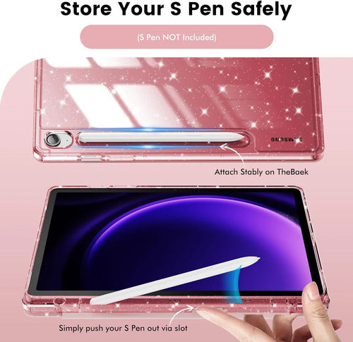 Funda Para Samsung Galaxy Tab S10 Lite/s10 Fe/s9 Rosa