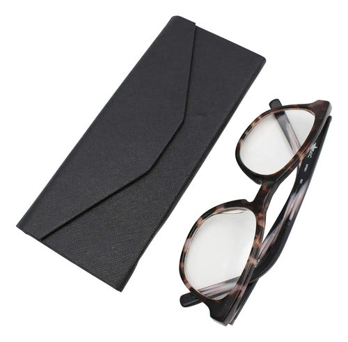 Estuche Magnético Plegable Para Lentes Negro