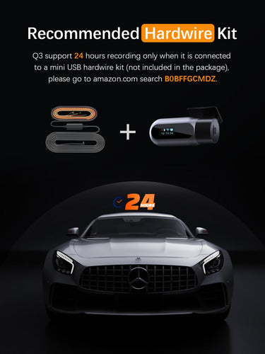 Cámara Compacta Para Auto 1080p, Wifi, Visión Nocturna Y Wdr Color