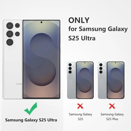 Funda Magnética Raleavo Para Samsung Galaxy S25 Ultra, Bl... Blanco