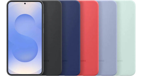 Funda De Silicona Samsung Galaxy S25+ Azul