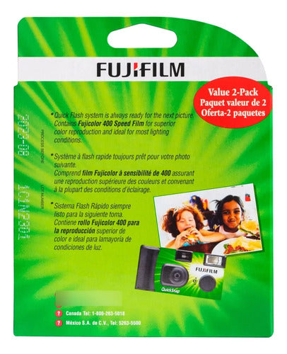 Fujifilm Quicksnap Flash 400 Cámara Desechable Color